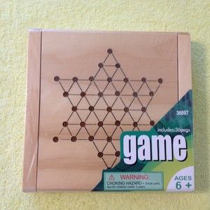 36 Peg Wood Game Puzzle Brain Teaser 36897 Ages 6+ New & Sealed